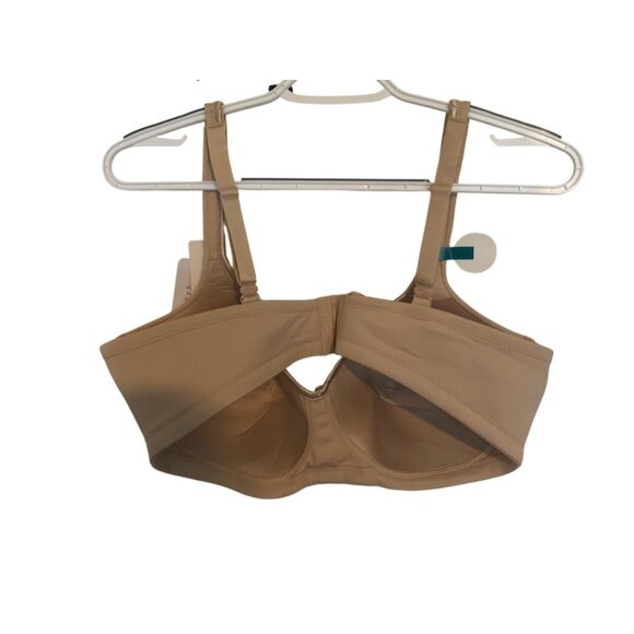 Vanity Fair NWT Womens Wirefree Lightly Padded Full Coverage Bra 40D Beige - Picture 2 of 7